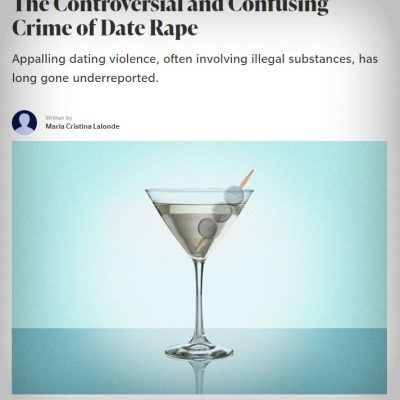 I was interviewed for a article on date rape.